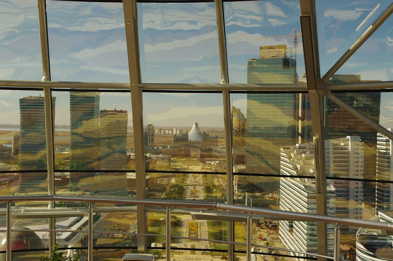 View_from_Bayterek_tower, illustrating the market context for this Central Asia procurement guide.