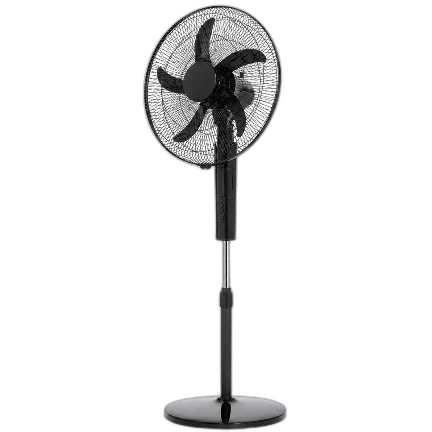 Push-Button 5-Blade Pedestal Fan