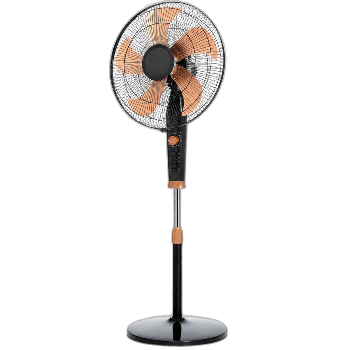 Timer Aluminum-Blade Pedestal Fan