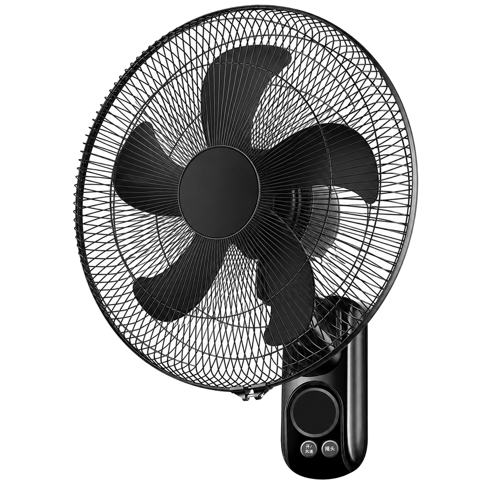 16-Inch Mechanical/Remote-Control Wall Fan