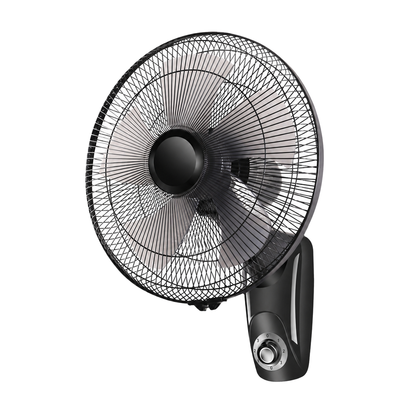 16-Inch 5-Blade Pull-Cord Wall Fan