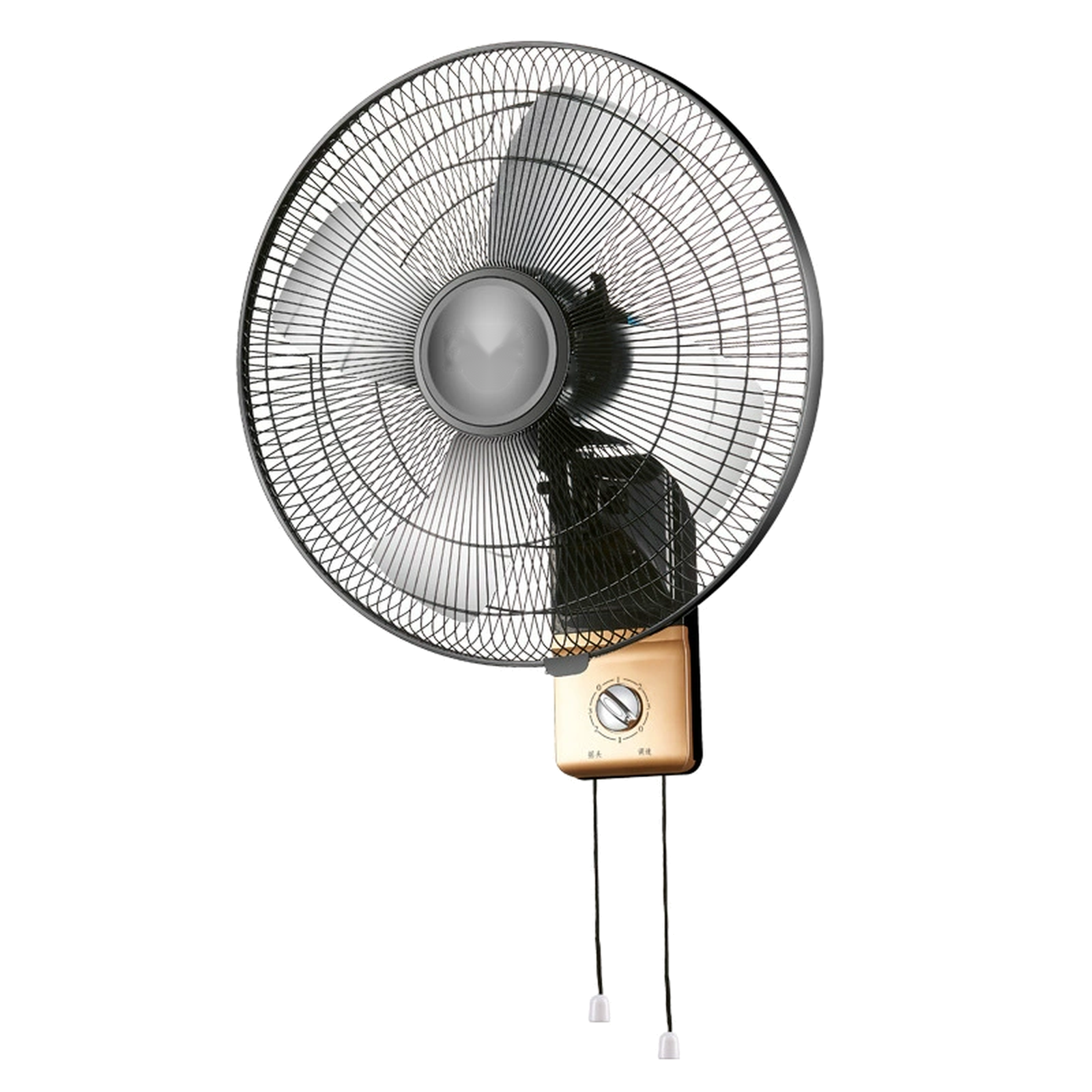 Aluminum-Blade Mechanical-Control Wall Fan