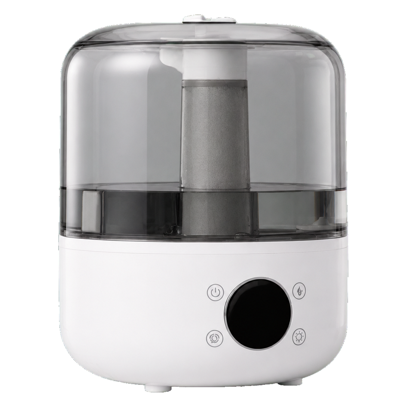 Transparent-Tank Tabletop Humidifier with Filter