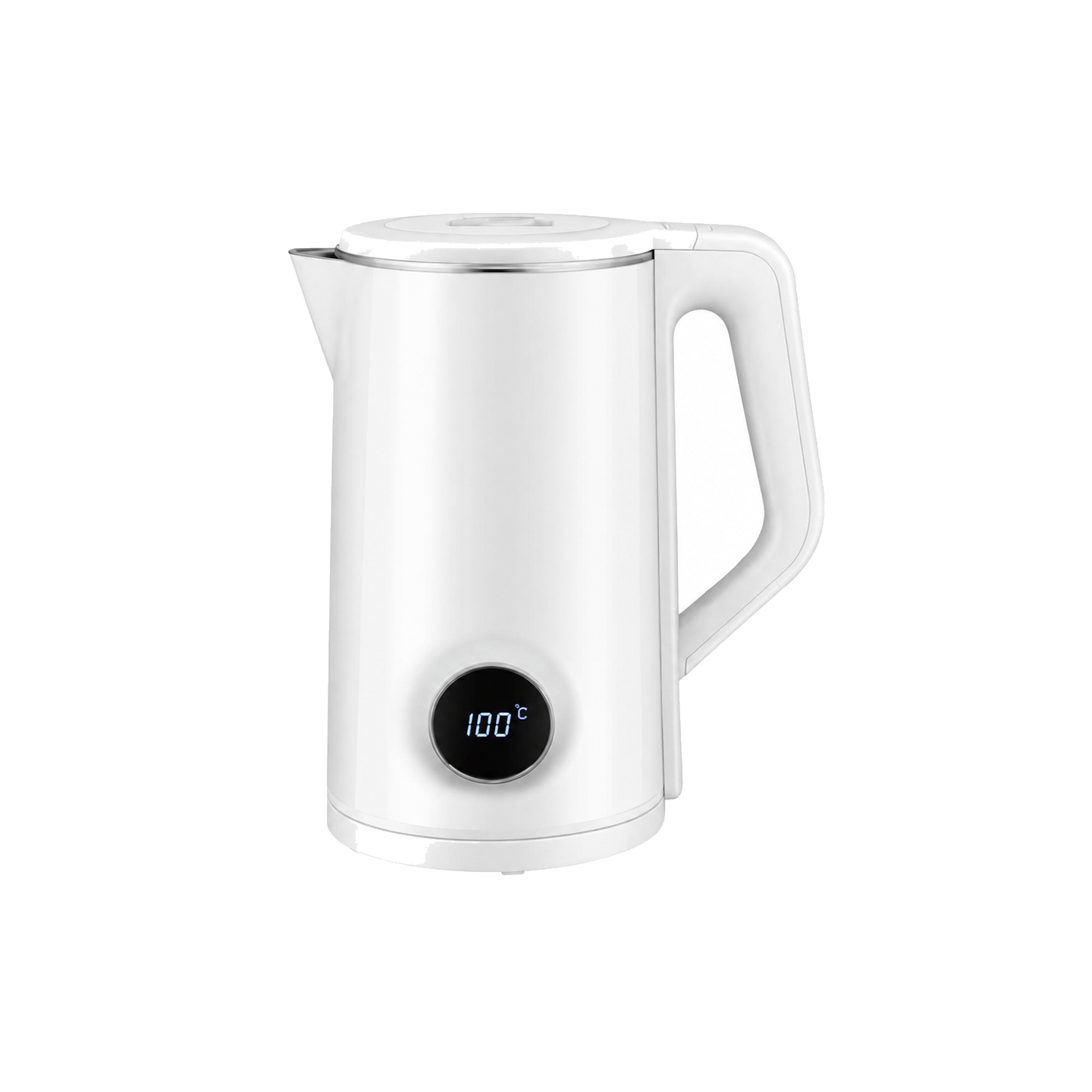 Round-Display Double-Wall Electric Kettle
