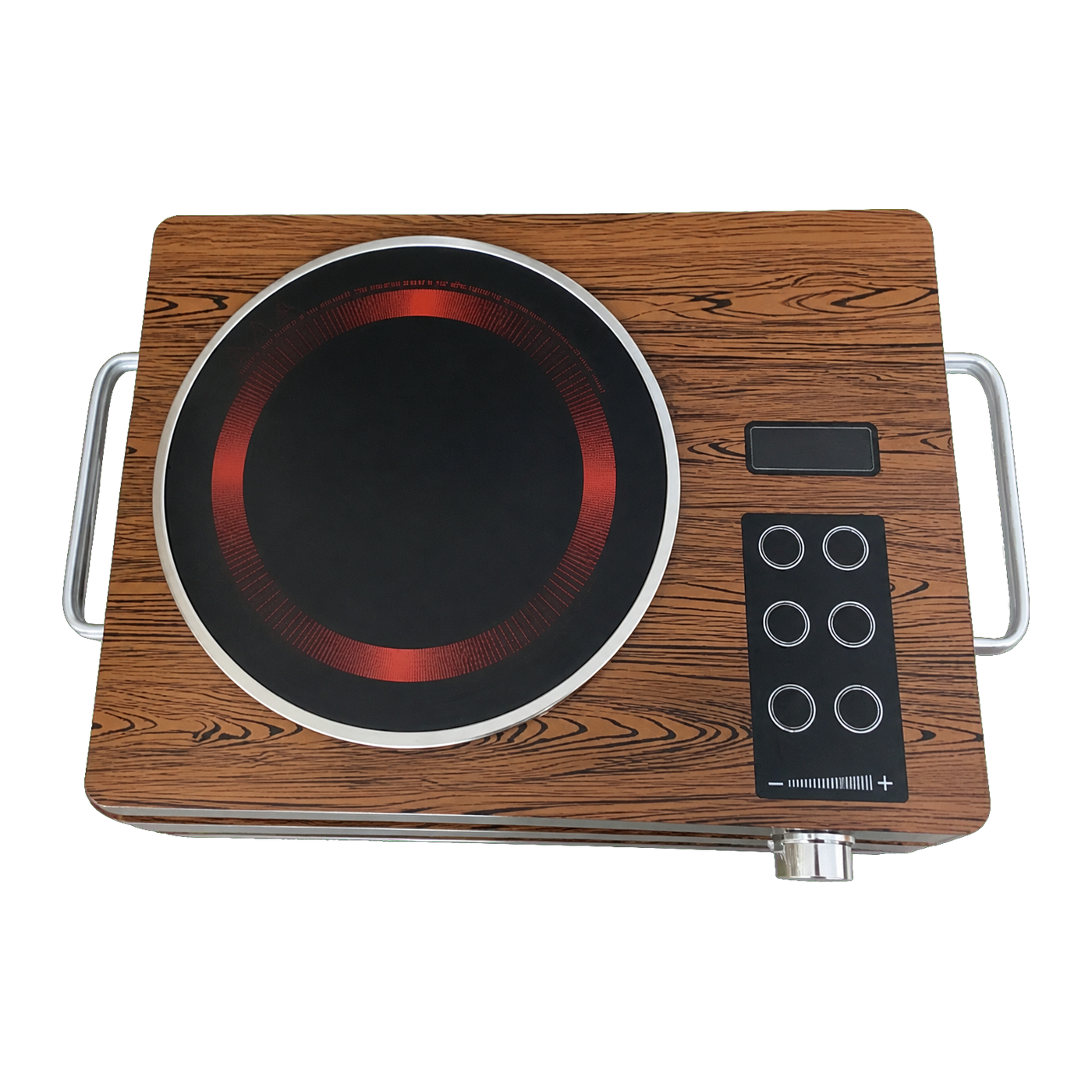 Wood-Grain Single-Burner Infrared Cooker