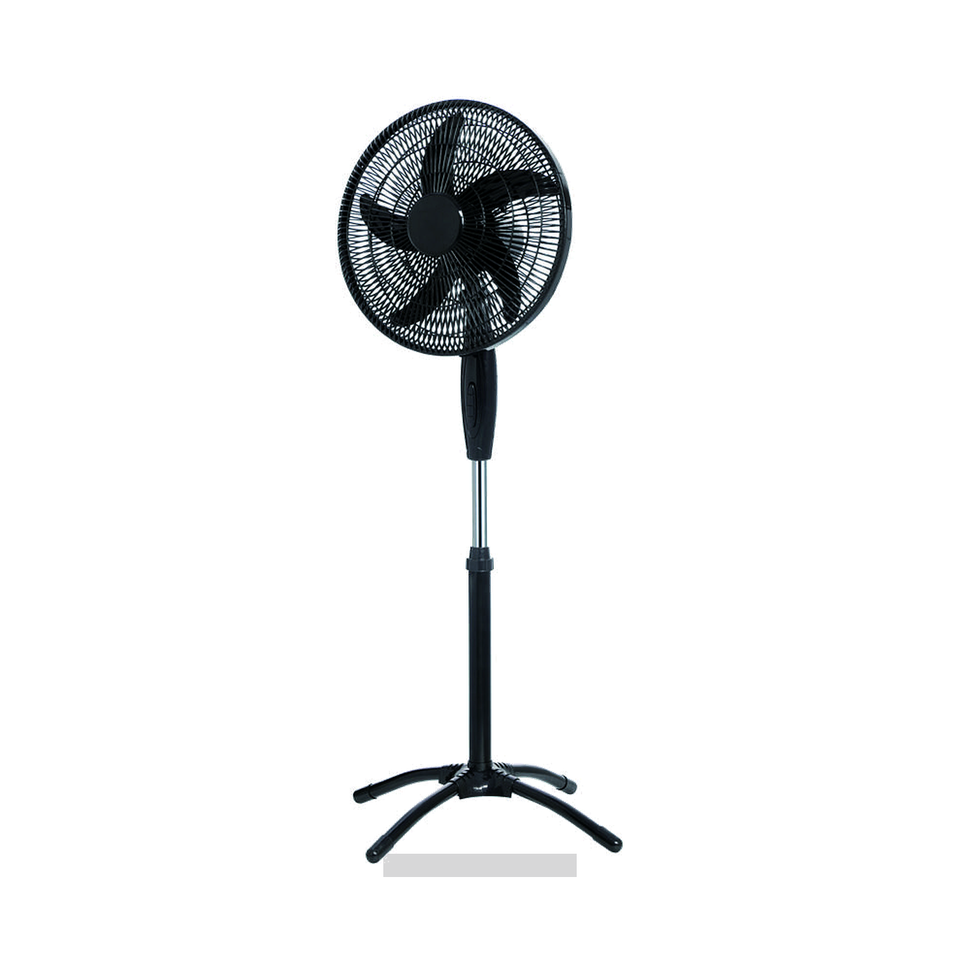 16-Inch Black Multi-Leg Pedestal Fan