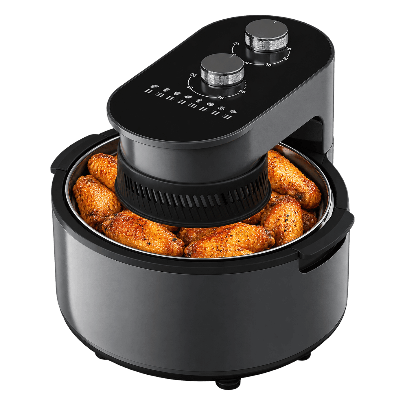 Visible-Window Air Fryer