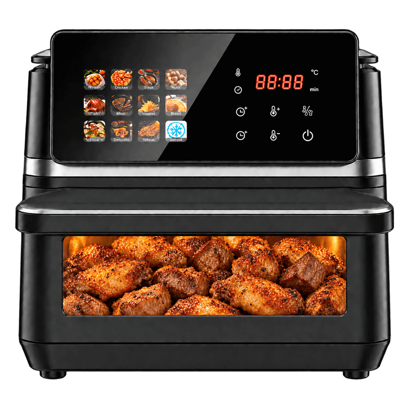 Wide-Window Air Fryer