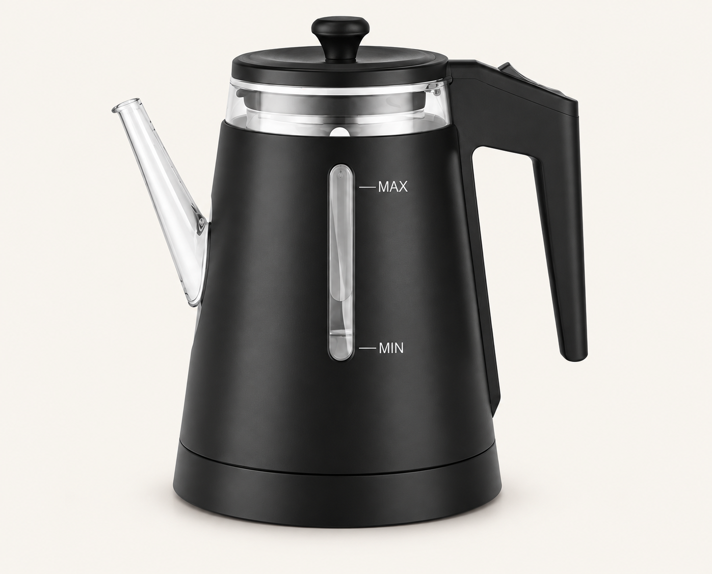 Long-Spout Glass Electric Kettle