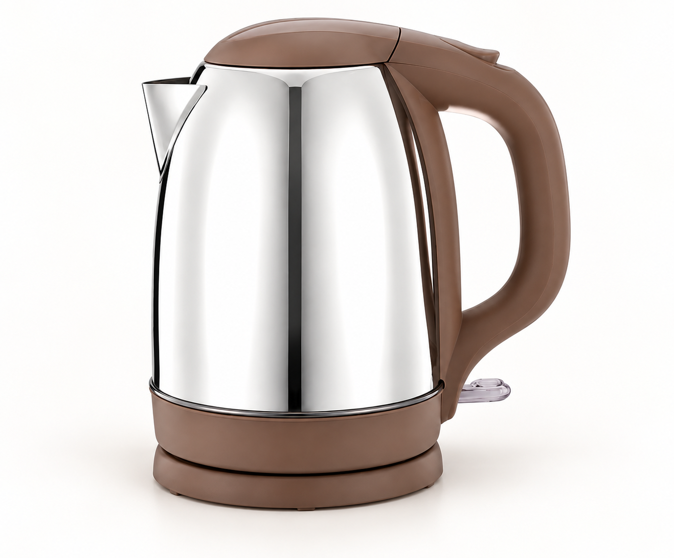 Brown-Trim Electric Kettle