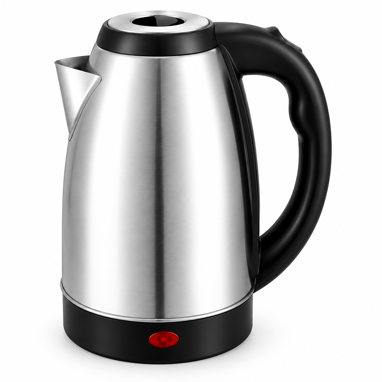 Ring-Top Lid Stainless Steel Electric Kettle