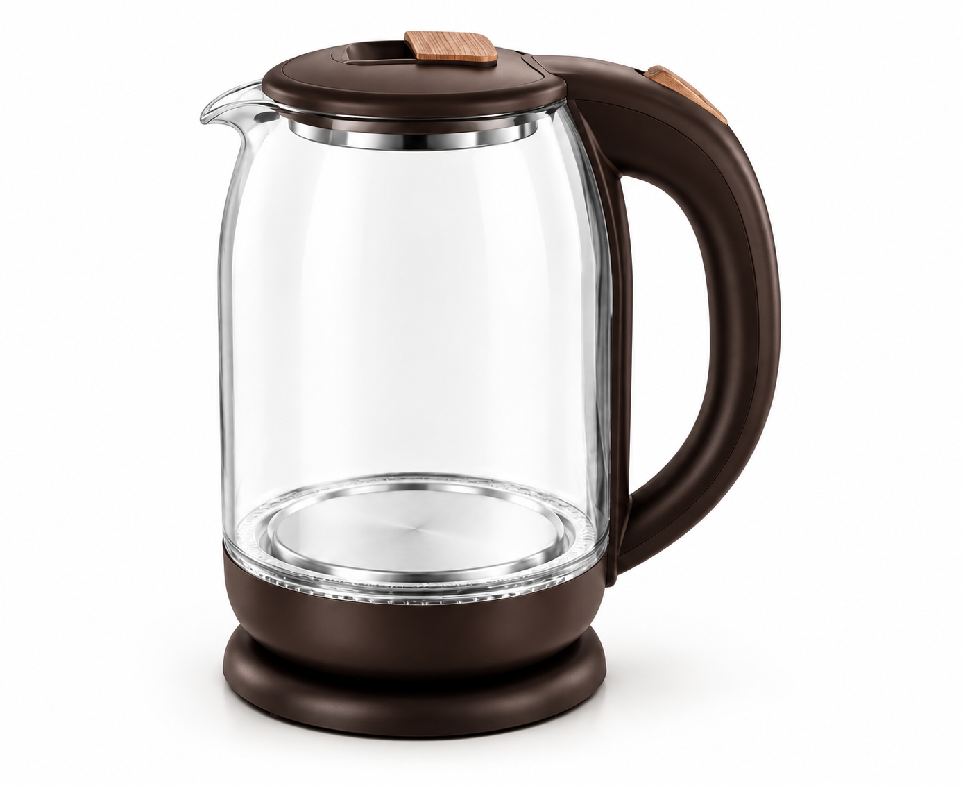 Cylindrical Glass Electric Kettle
