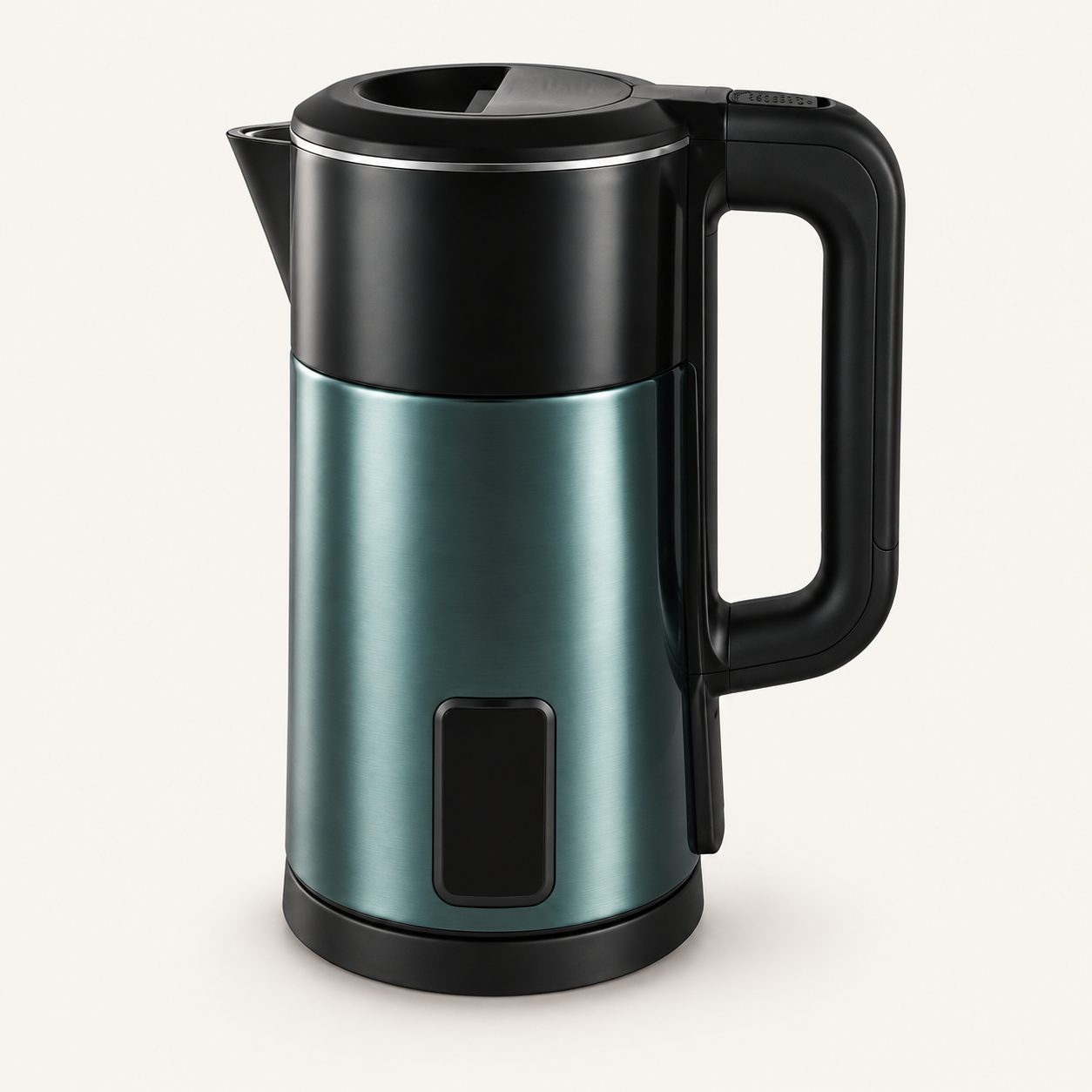 Black-and-Green Two-Tone Electric Kettle