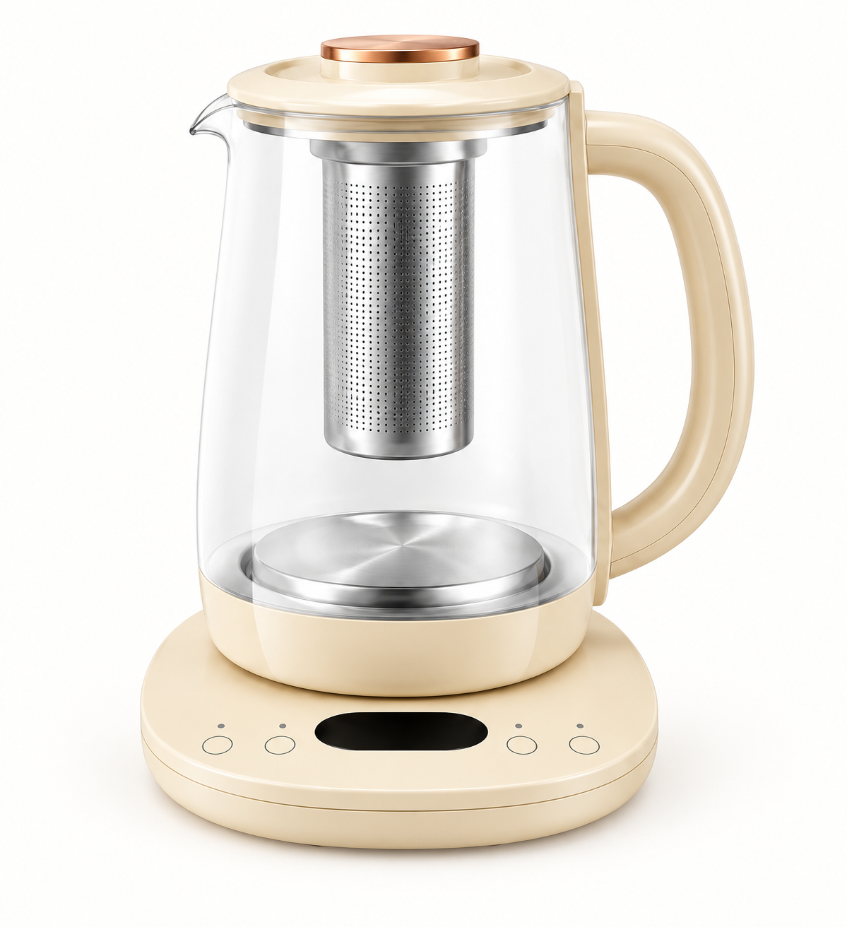 Tea-Infuser Glass Electric Tea Kettle