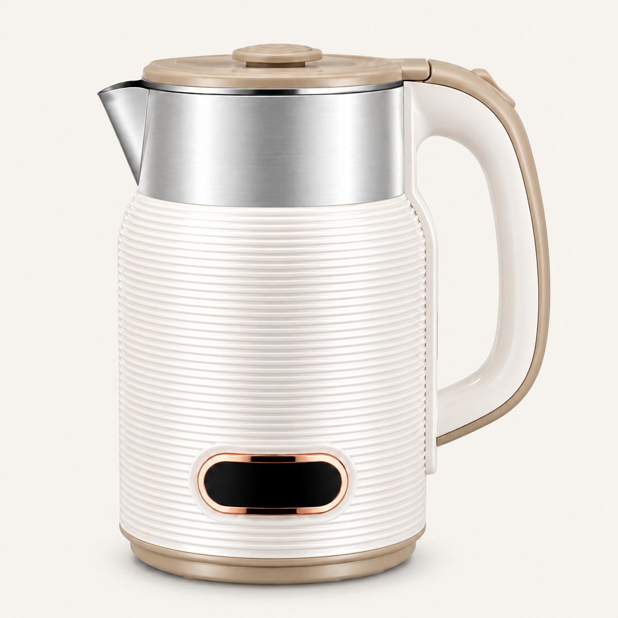 Horizontal-Rib Electric Kettle