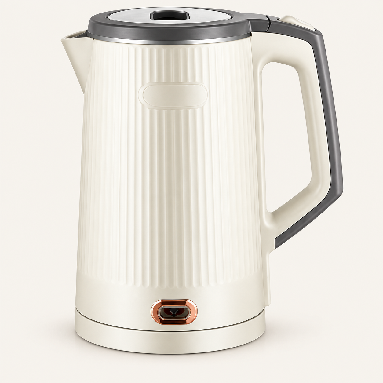 Slim Vertical-Rib Electric Kettle