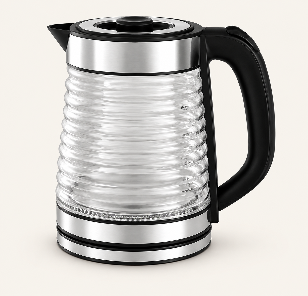 Dual-Design Glass Electric Kettle