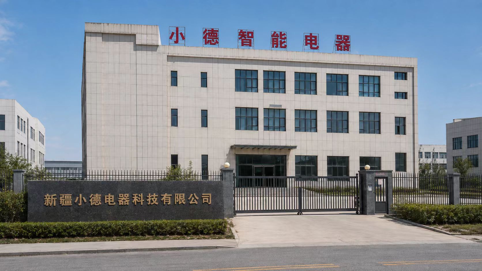 Factory entrance of Xinjiang Xiaode Electric Technology Co., Ltd.